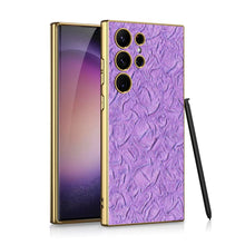 Load image into Gallery viewer, Electroplated Lux Pattern Phone Case for Samsung Galaxy S24Ultra