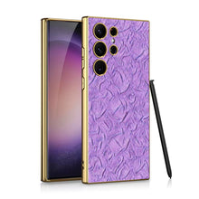 Load image into Gallery viewer, Electroplated Lux Pattern Phone Case for Samsung Galaxy S23 Ultra