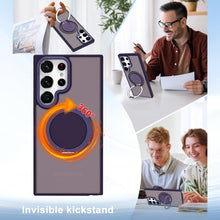 Load image into Gallery viewer, Shockproof Ring Holder 360º Rotation Kickstand with Wirless Charging
