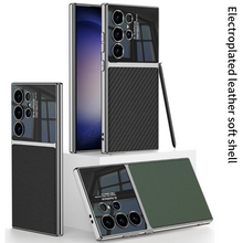 Load image into Gallery viewer, Thin Electroplated Duo Tone Frosted Case for Samsung Galaxy S23 Ultra