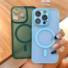 Load image into Gallery viewer, Magnetic Matte Translucent Magsafe Case for iPhone Series