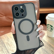 Load image into Gallery viewer, Magnetic Matte Translucent Magsafe Case- iPhone
