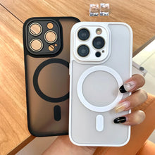 Load image into Gallery viewer, Magnetic Matte Translucent Magsafe Case for iPhone Series