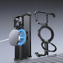 Load image into Gallery viewer, Metal Corner Guard Magnetic Ring Stand Holder Case