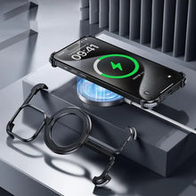 Load image into Gallery viewer, Metal Corner Guard Magnetic Ring Stand Holder Case