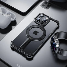 Load image into Gallery viewer, Metal Corner Guard Magnetic Ring Stand Holder Case