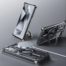 Load image into Gallery viewer, Corner Guard Magnetic Ring Stand Case for Samsung Series