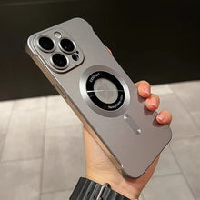 Load image into Gallery viewer, Frameless Chromatic Logocut Magnetic Case - iPhone