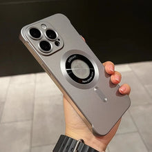 Load image into Gallery viewer, Frameless Chromatic Logocut Magnetic Case for iPhone