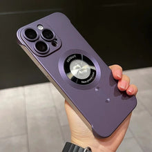Load image into Gallery viewer, Frameless Chromatic Logocut Magnetic Case - iPhone