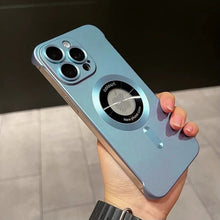 Load image into Gallery viewer, Frameless Chromatic Logocut Magnetic Case for iPhone