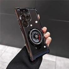 Load image into Gallery viewer, Electroplated Rotating Magnetic Kickstand Case - Samsung
