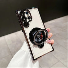 Load image into Gallery viewer, Electroplated Rotating Magnetic Kickstand Case - Samsung