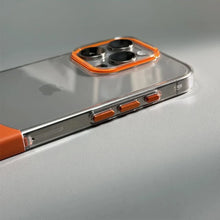 Load image into Gallery viewer, Dual-Tone Splicing Transparent Case for iPhone Series