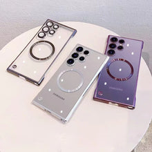 Load image into Gallery viewer, Frameless Crystal Clear Magsafe Case - Samsung