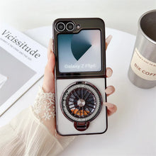 Load image into Gallery viewer, Electroplated Rotating Magnetic Case- Galaxy Z Flip Series