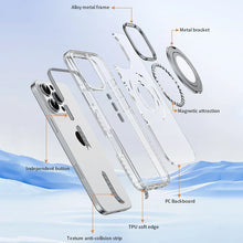 Load image into Gallery viewer, Camera Protector Clear Ring Stand Logo-Cut Case - iPhone Series