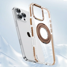 Load image into Gallery viewer, Camera Protector Clear Ring Stand Logo-Cut Case - iPhone Series