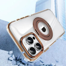 Load image into Gallery viewer, Camera Protector Clear Ring Stand Logo-Cut Case - iPhone Series