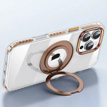 Load image into Gallery viewer, Camera Protector Clear Ring Stand Logo-Cut Case - iPhone Series