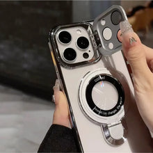 Load image into Gallery viewer, Crystal Ring Lens Bracket and Secure Grip- iPhone