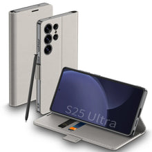 Load image into Gallery viewer, Classic Leather Flip Wallet Case - Samsung