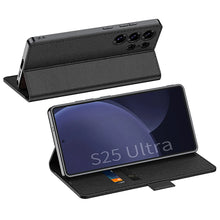 Load image into Gallery viewer, Classic Leather Flip Wallet Case - Samsung