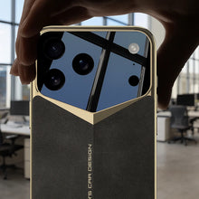 Load image into Gallery viewer, Designer Pattern Leather Shield Case- iPhone