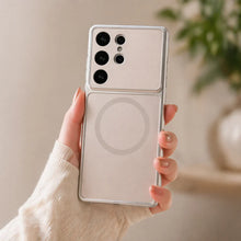 Load image into Gallery viewer, Crystal Lens Magnetic Glass Case- Samsung