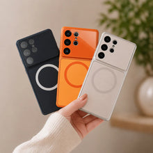Load image into Gallery viewer, Crystal Lens Magnetic Glass Case- Samsung