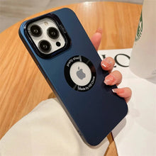 Load image into Gallery viewer, Luxury Camera Protector Stand Case With Logo Cut for iPhone