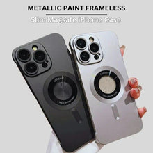Load image into Gallery viewer, Frameless Chromatic Logocut Magnetic Case for iPhone