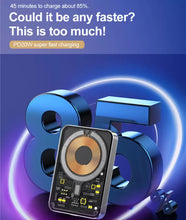 Load image into Gallery viewer, ClearVolt™ 5000 mAh Magnetic Wireless Transparent Power Bank