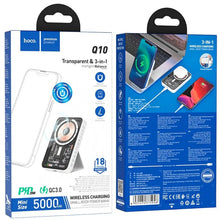 Load image into Gallery viewer, ClearVolt™ 5000 mAh Magnetic Wireless Transparent Power Bank