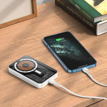Load image into Gallery viewer, ClearVolt™ 5000 mAh Magnetic Wireless Transparent Power Bank