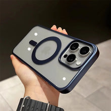 Load image into Gallery viewer, Sleek Matte Electroplating Soft Magsafe Case for iPhone Series