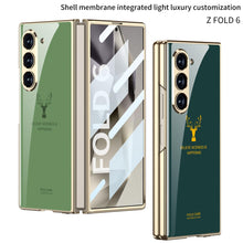 Load image into Gallery viewer, Samsung Galaxy Z Fold 6 Deer Pattern Glass Case