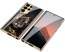 Load image into Gallery viewer, Galaxy S Series Lion Pattern Inspirational Glass Case