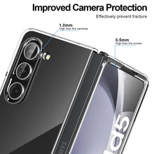 Load image into Gallery viewer, Samsung Galaxy Z Fold 5 Case Clear Transparent Cover