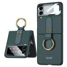 Load image into Gallery viewer, Shock-resistant Hard with Metal Ring Case For Samsung Galaxy Z Flip 4