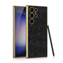 Load image into Gallery viewer, Electroplated Lux Pattern Phone Case for Samsung Galaxy S24Ultra