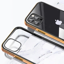 Load image into Gallery viewer, iPhone 12 Series Electroplating Silicone Transparent Glitter Case