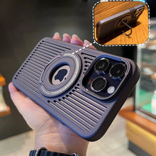 Load image into Gallery viewer, Airflow Magsafe Case with Stand For iPhone Series