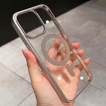 Load image into Gallery viewer, Sleek Matte Electroplating Soft Magsafe Case for iPhone Series