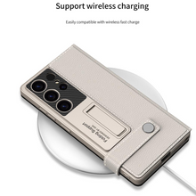 Load image into Gallery viewer, Business Leather Flip Stand Case For Galaxy S25 Ultra