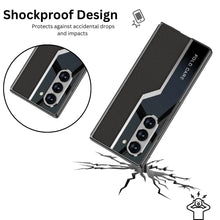 Load image into Gallery viewer, Galaxy Z Fold Series Classic Plain Leather Leather Craft Case