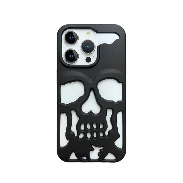 Hollow Skull Design Case- iPhone 16 Series