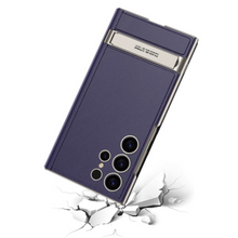 Load image into Gallery viewer, Flip Leather Side Stand Window Case For S24 Ultra