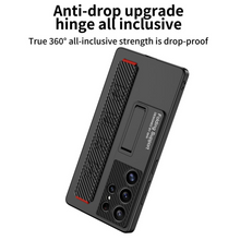 Load image into Gallery viewer, Elastic Wrist-Band Holder With Kick-Stand Case For Galaxy S25 Ultra