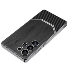 Load image into Gallery viewer, Premium Leather Wood Grain Texture Case - Samsung